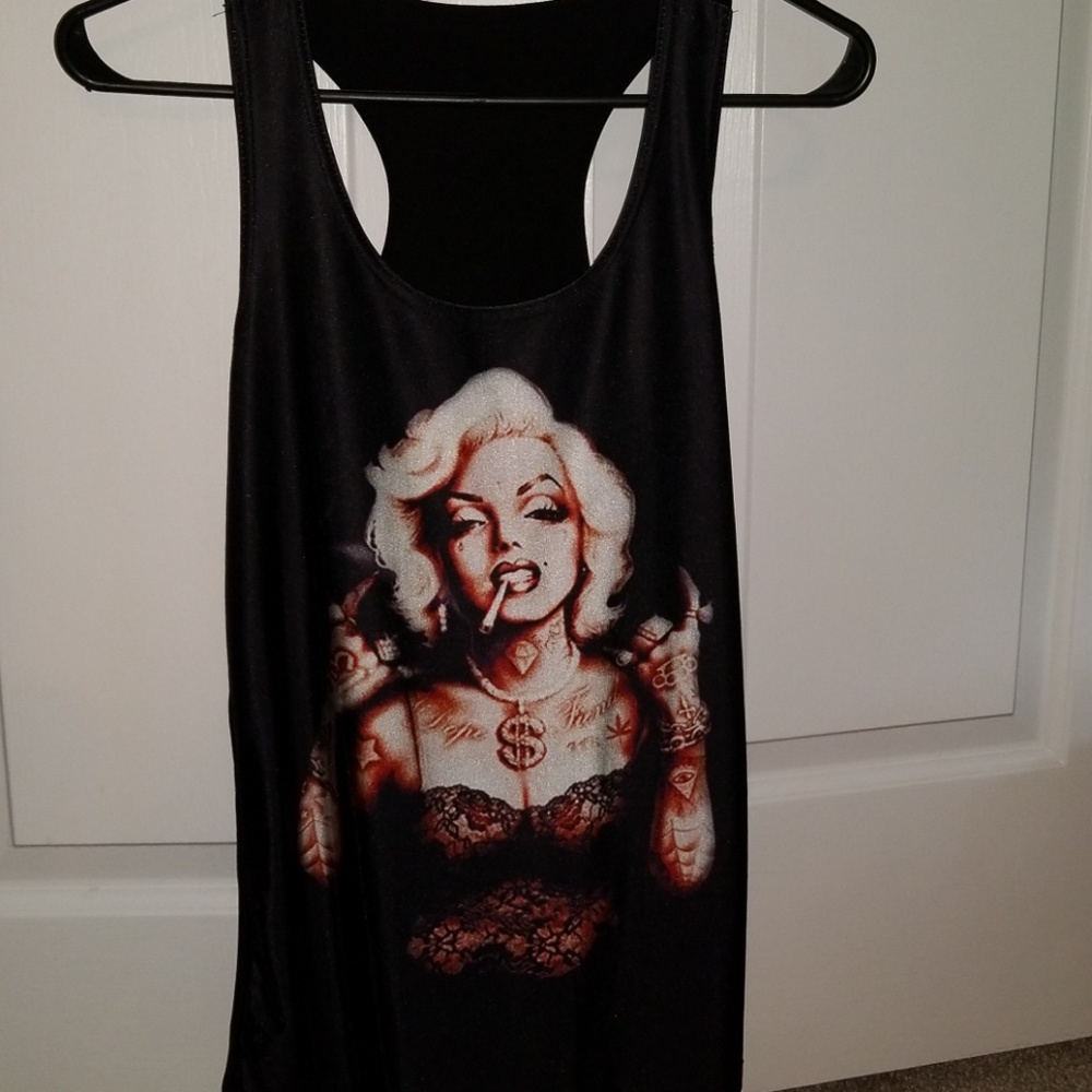Punk Marilyn Monroe tank top